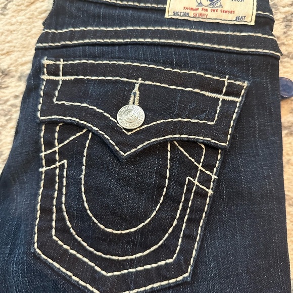 ‼️SOLD‼️NWT✅ True Religion blue jeans 👖💙 - Picture 4 of 5